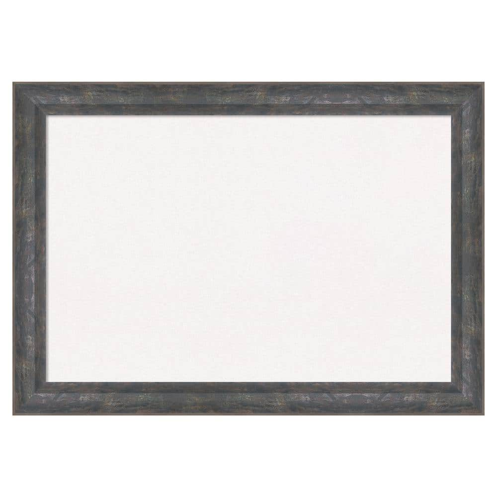 Amanti Art Angled Metallic Rainbow Wood White Corkboard 27 in. x 19 in ...