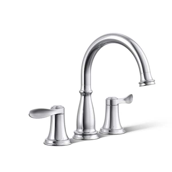 KOHLER Bellera Double-Handle Tub Faucet Trim in Polished Chrome (Valve Not Included)