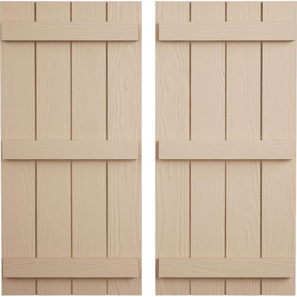 Ekena Millwork 22 in. x 60 in. Timberthane Polyurethane 4-Board