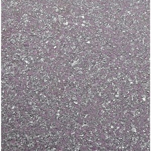 Silk Wallpaper - Versailles I - Textured Surface Wallcovering - Grey / Purple - Trowel apply