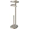 Photo 3 of 
Delta
Freestanding Toilet Paper Holder with Shelf and Reserve in Flat Nickel


