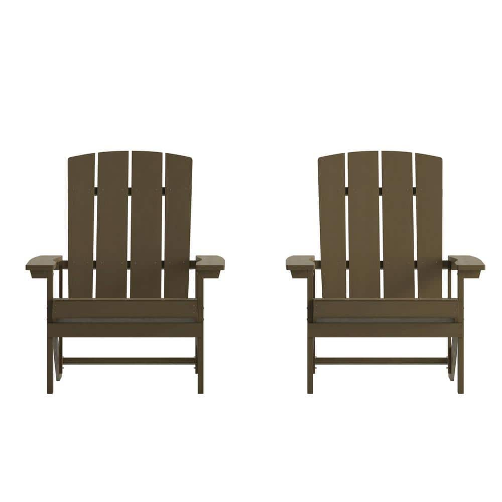 Carnegy Avenue Brown Plastic Adirondack Chair Set Of 2 CGA JJ 524816   Carnegy Avenue Composite Adirondack Chairs Cga Jj 524816 Ma Hd 64 1000 