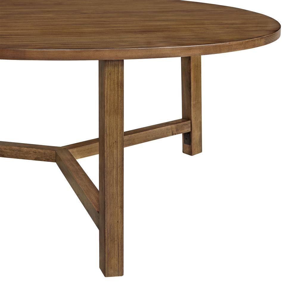 Newbury 44in Pecan Pine Coffee and End Tables Set