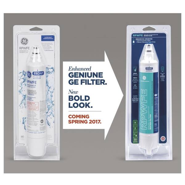Ge Genuine Rpwfe Replacement Water Filter For Compatible Ge Refrigerators Rpwfe The Home Depot