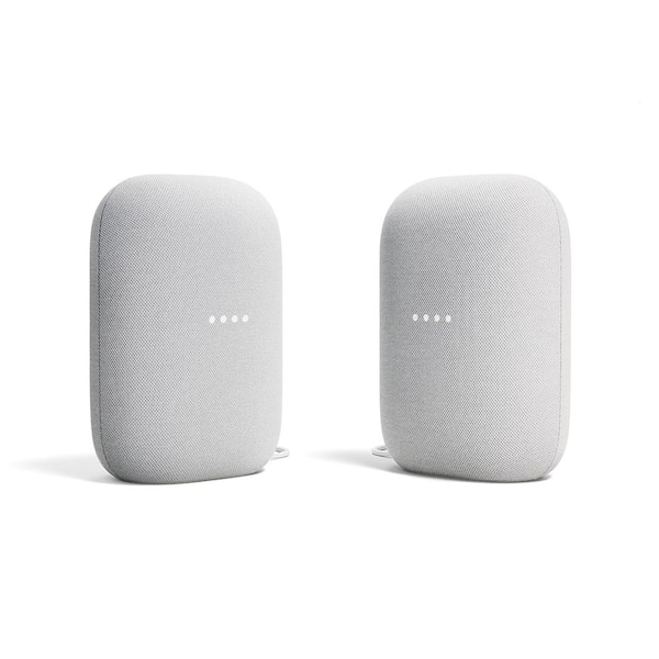 Google Nest Audio (Chalk, Pair)