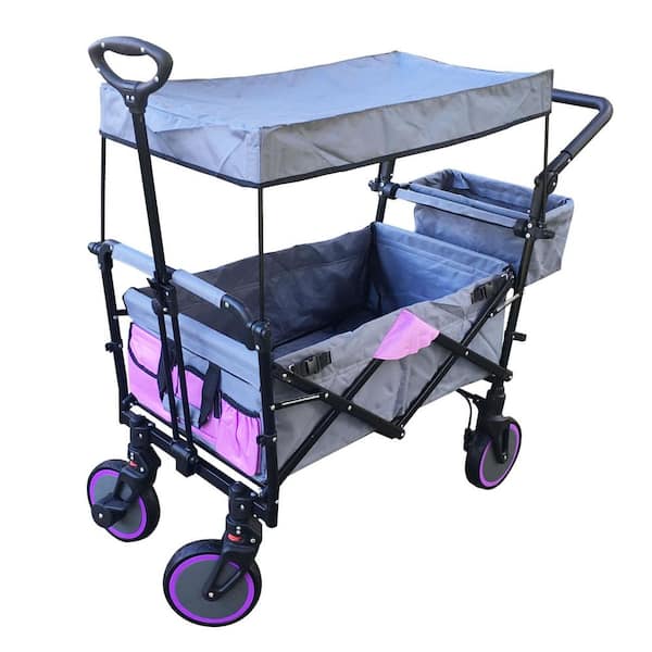 itapo 3.5 cu. ft. Fabric Utility Folding Wagon Garden Cart