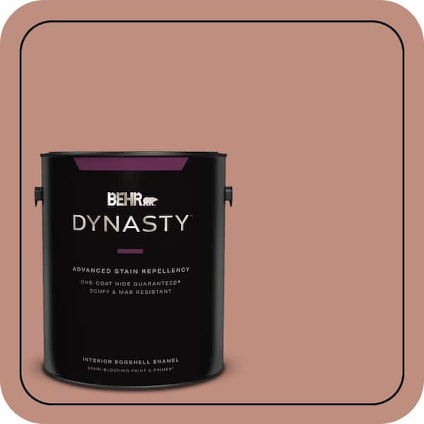 BEHR DYNASTY 1 gal. #200F-4 Foxen Eggshell Enamel Interior Stain-Blocking Paint & Primer