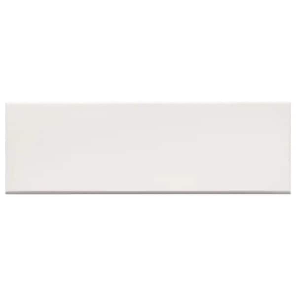 Ivy Hill Tile Remington Mist 3.93 in. x 11.81 in. Polished Porcelain Wall Bullnose Tile