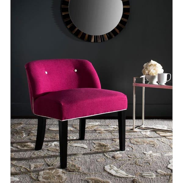Safavieh Bell Berry/White Vanity Chair