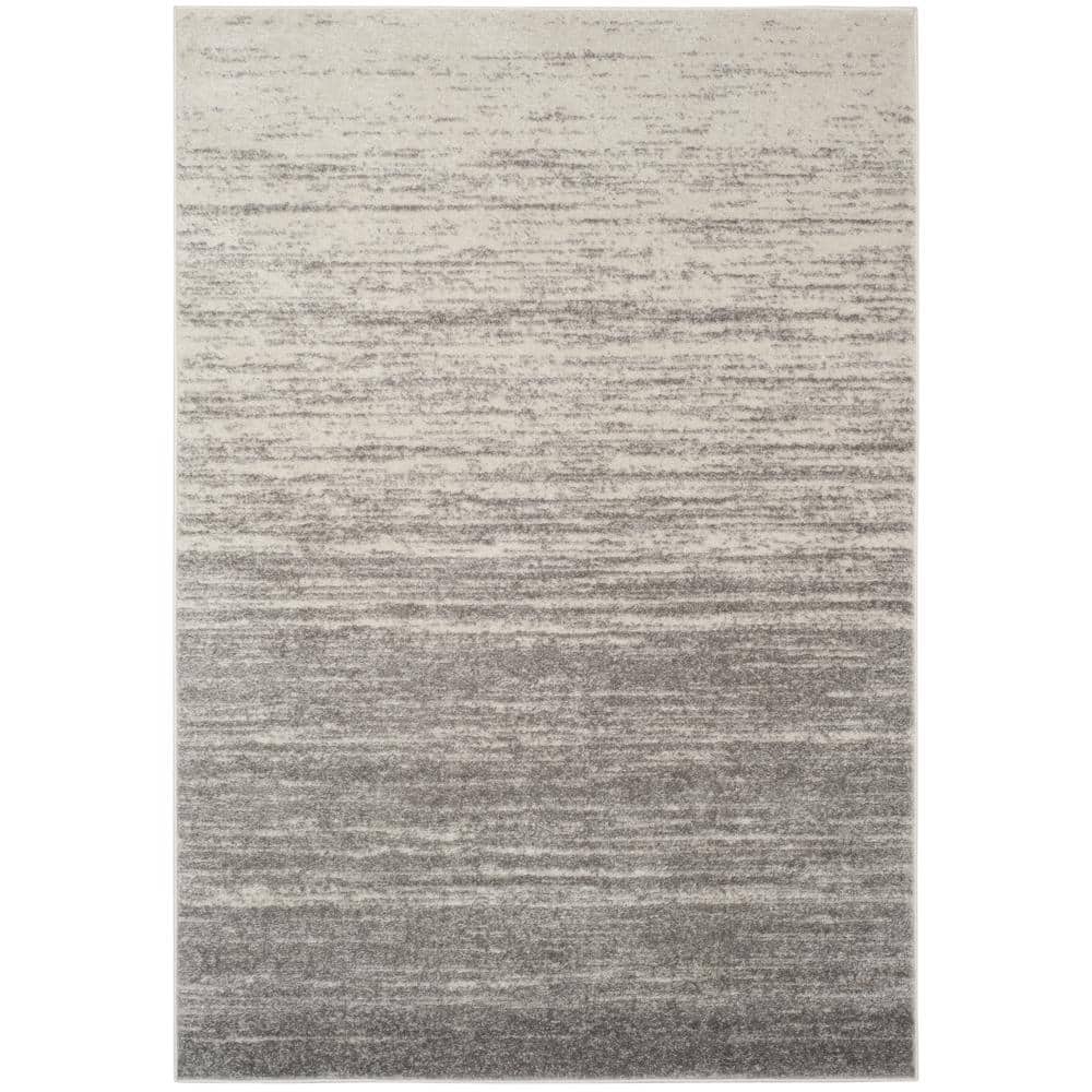 SAFAVIEH Adirondack Light Gray/Gray 4 ft. x 6 ft. Solid Area Rug ...