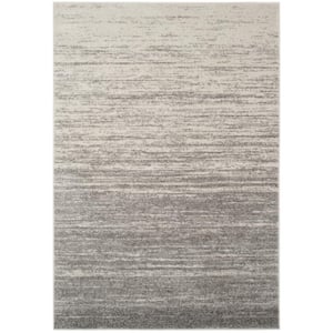 Adirondack Light Gray/Gray 5 ft. x 8 ft. Solid Area Rug