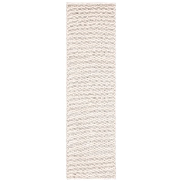 Natura 2 ft. x 13 ft. Ivory Basket Marle Runner Rug