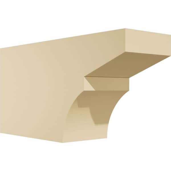 Ekena Millwork Standard Monterey 6 in. W x 10 in. H x 20 in. D Signature Urethane Rafter Tail Outlooker