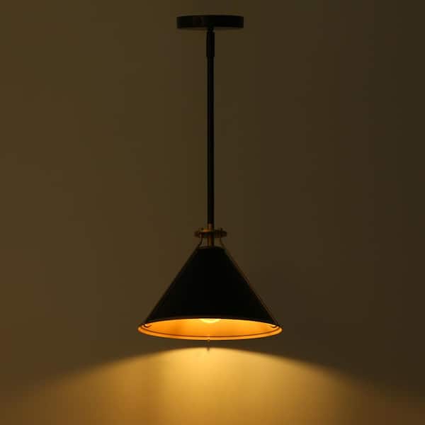 ライト・ランタン Valo shade MID CENTURY Zevni Mid-Century Modern 1-light Matte Black and Dark Gold