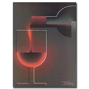 18 in. x 24 in. Red Wine Canvas Art