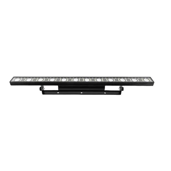 40.55 in. 36-Watt Equivalent Integrated LED Black High Bay Light RGB Wash Light Bar for Stage Activities
