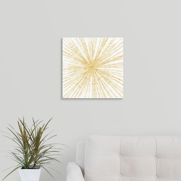 GreatBigCanvas "Spinning Gold" by Linda Woods Canvas Wall Art