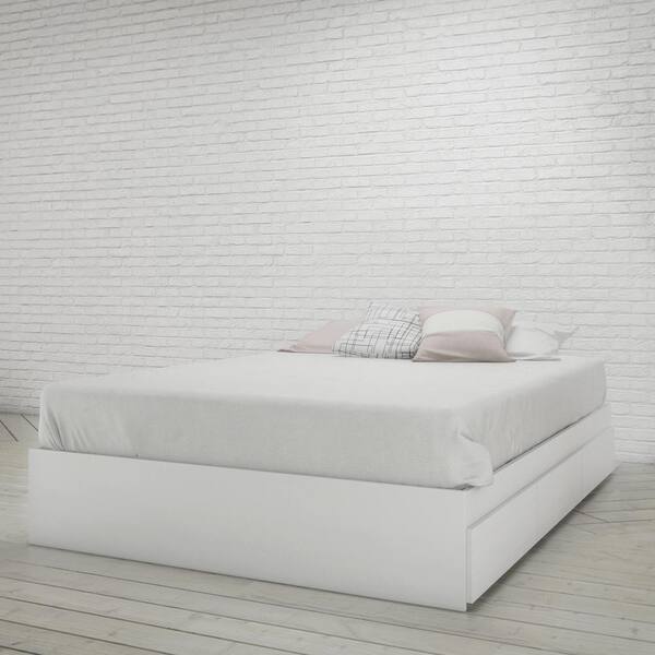 nexera aura storage bed with headboard