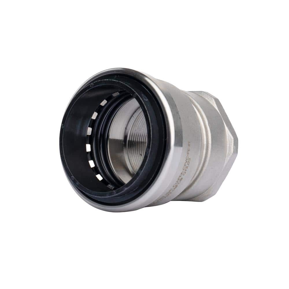 2 in. Stainless Steel Push-to-Connect x FNPT (Female Thread) Adapter Fitting price history on PriceWatchPro