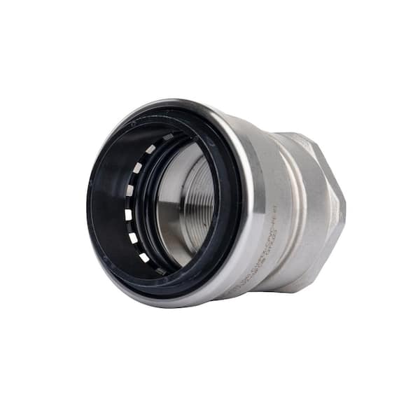 QUICKFITTING 2 in. Stainless Steel Push-to-Connect x FNPT (Female Thread) Adapter Fitting