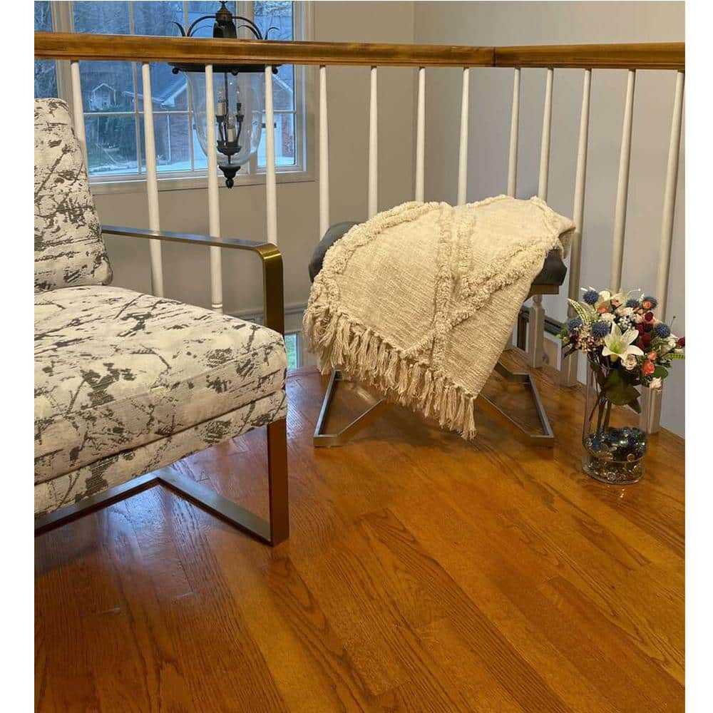Natural Diamond Tufted Organic Cotton 50" x 60" Throw Blanket