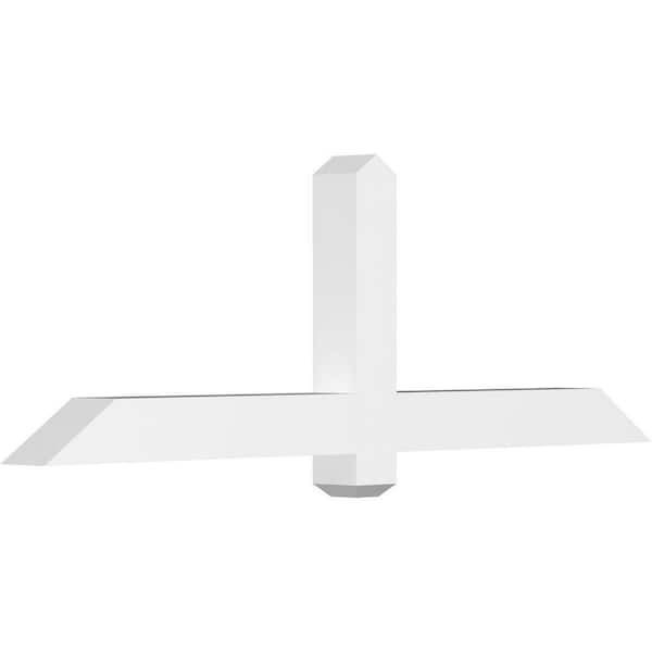 Ekena Millwork Eugene 60 in. W x 20 in. H x 4 in. D Signature Polyurethane Bracket