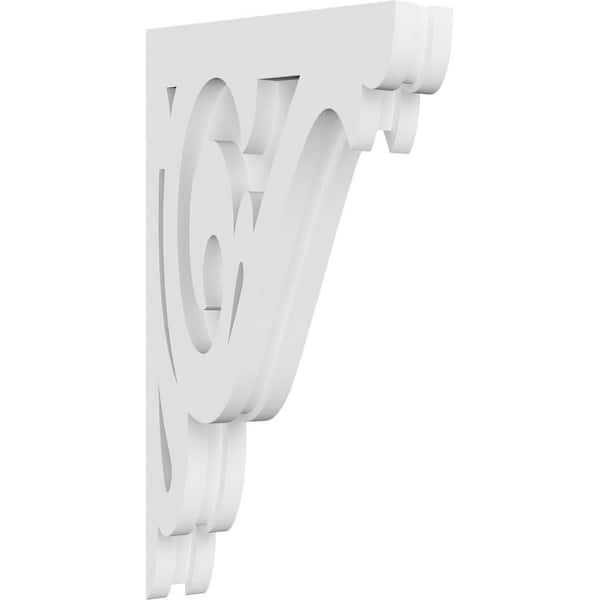 Ekena Millwork 1-7/8 in. x 13 in. x 7-1/2 in. PVC Bordeaux Corbel