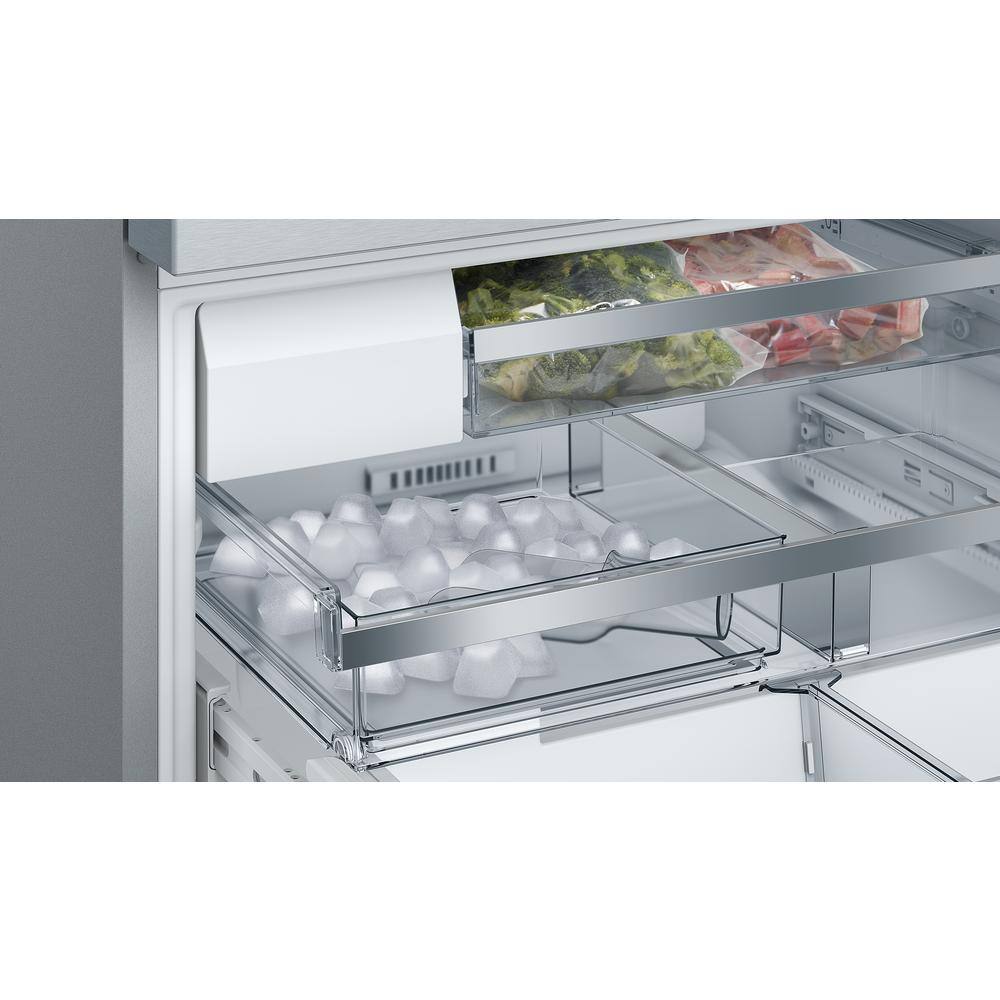 36 Inch Stainless Steel Smart French Door Refrigerator with Ice Maker