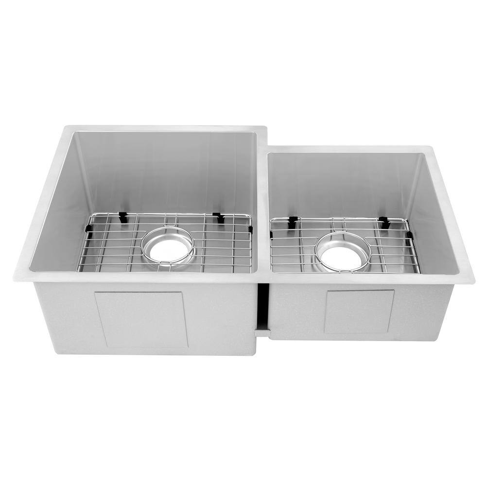 Jackson 32" Stainless Steel Double Bowl Undermount Kitchen Sink
