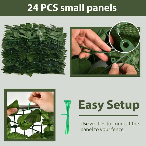 1 Pack Hanging Plant 3.25ft Fake Potted Plants Fake Ivy Plant Faux Plant  for Indoor Outdoor Shelf Wall Decor