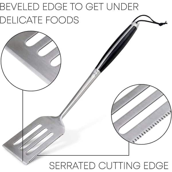 Set of kitchen tools for cutting foods and cooking