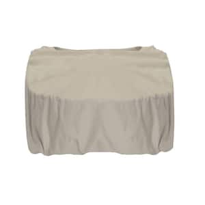 44 in. Square Polyester Fire Pit Cover in Khaki