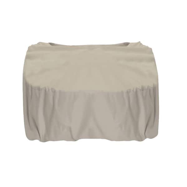 Two Dogs Designs 44 in. Square Polyester Fire Pit Cover in Khaki