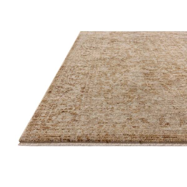 Newman Wheat / Natural 7 ft. 10 in. x 7 ft. 10 in. Round Traditional Area Rug