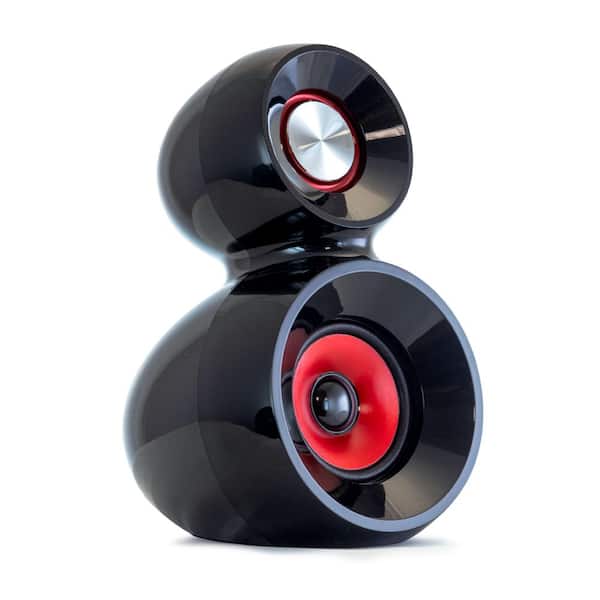 beFree Sound 5.1 Channel Bluetooth Surround Sound Speaker System Red