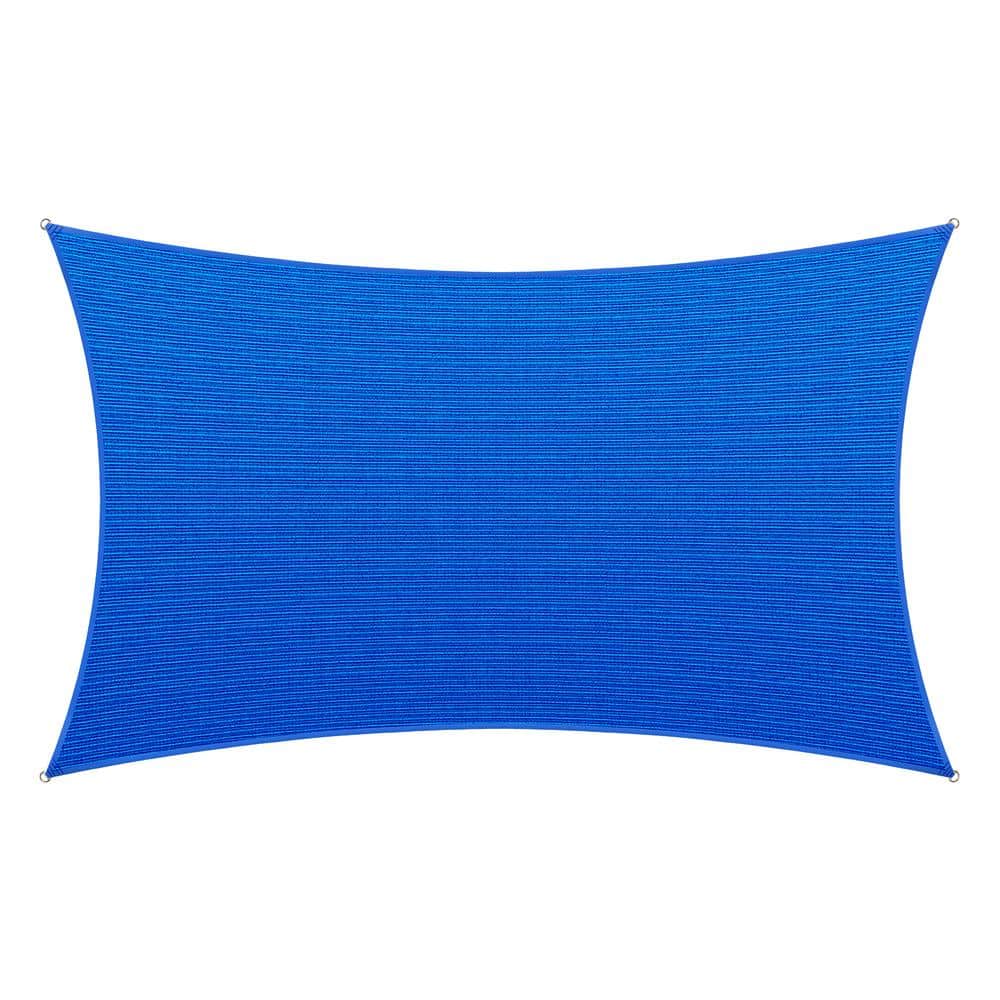 12 ft. x 16 ft. Blue Rectangle Shade Sail