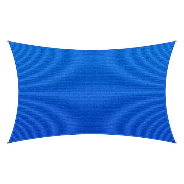 AMGO 8 ft. x 12 ft. Blue Rectangle Sail