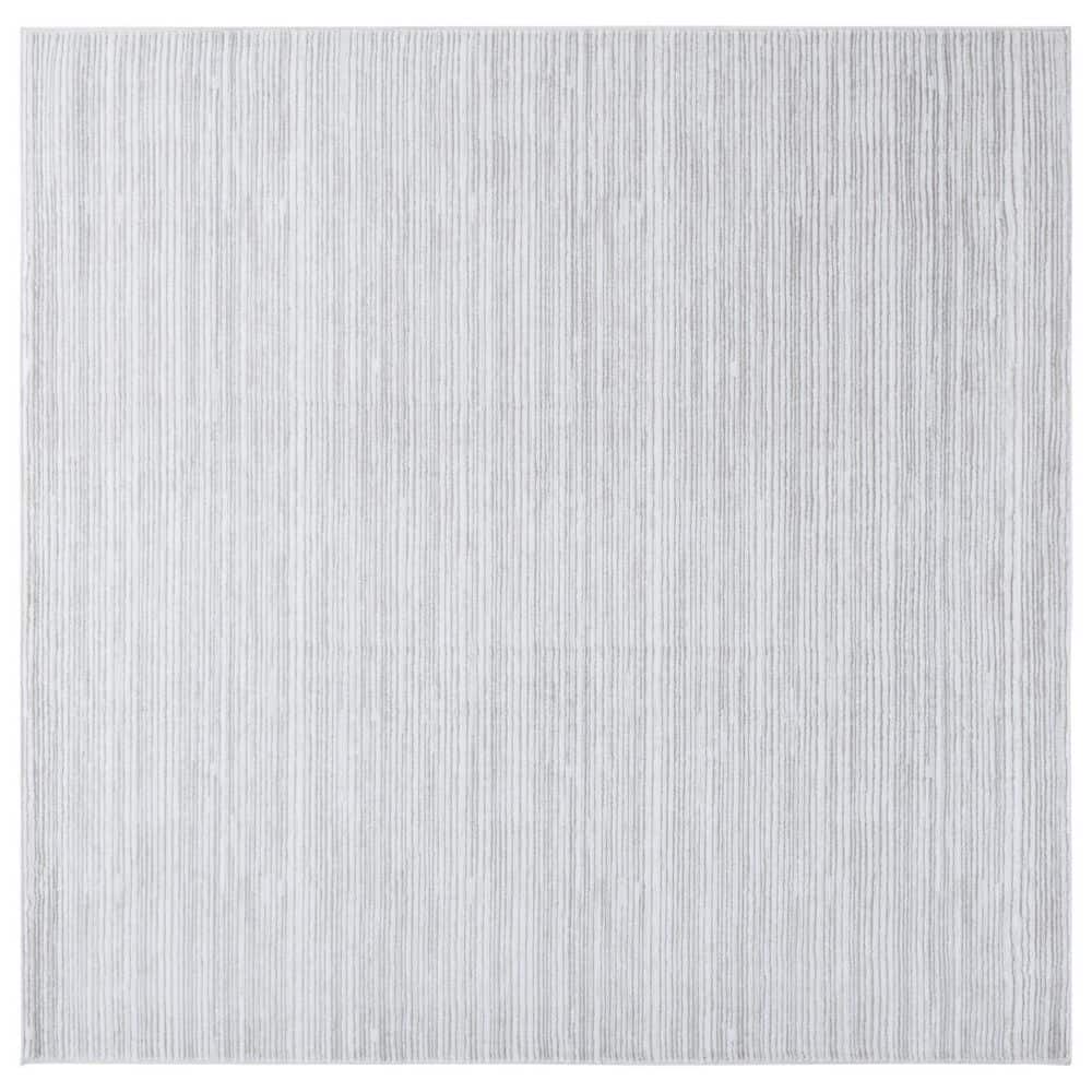 Vision Ivory Gray 7 ft. x 7 ft. Solid Marle Square Area Rug price history on PriceWatchPro