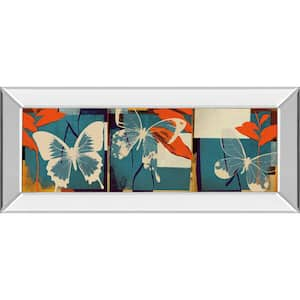 "Butterflies Viola" By Noah Mirror Framed Print Wall Art 18 in. x 42 in.