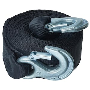 Husky 27 ft. x 2 in. Heavy-Duty Ratchet Tie-Down Strap with J Hook FH0843 -  The Home Depot