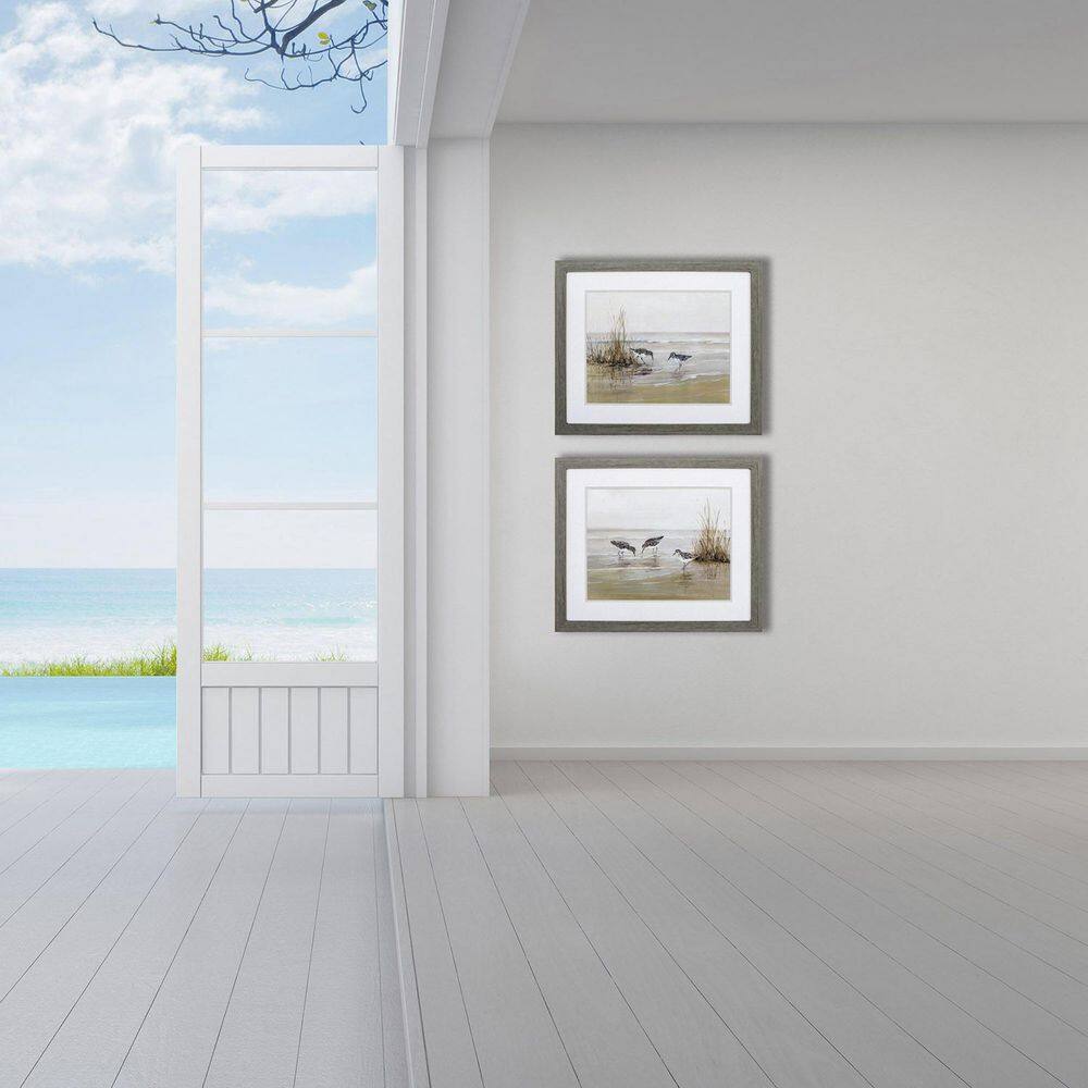 2 Piece Framed Canvas Transfer Coastal Art Print 24 in. x 28 in. price history on PriceWatchPro