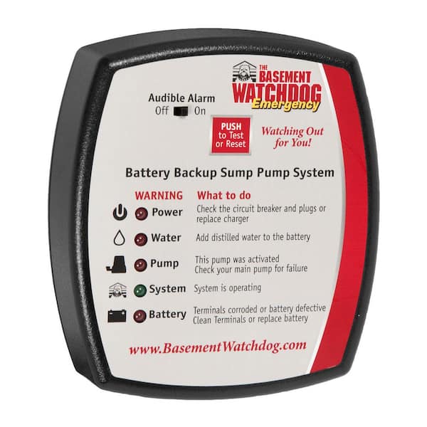 Basement Watchdog Emergency Battery Backup Sump Pump System BWE 