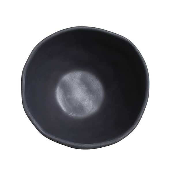 18.09 fl. oz. Matte Black Stoneware Soup Bowl (Set of 6)