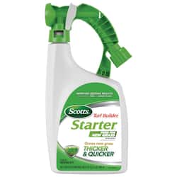 Scotts Turf Builder Starter Food for New Grass Ready-Spray 32 oz. 600 sq. ft. Use on Newly Seeded Lawns, For All Grass Types