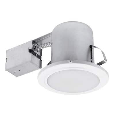 5 in. White Recessed Shower Light Fixture