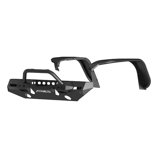 Aries TrailChaser Jeep Wrangler JL Front Bumper with Fender Flares (Option 8)