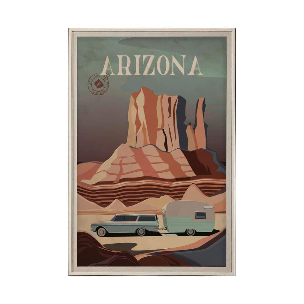 Arizona Go Series Brown Framed Wall Art 61.5 in. x 41.5 in. price history on PriceWatchPro