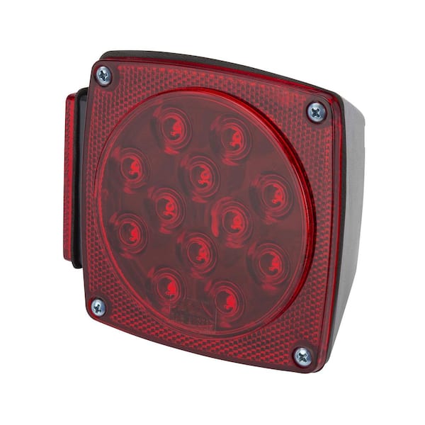 TowSmart ProClass 80 in. Under Submersible 7-Function Roadside LED Red Rear  Trailer Light 1451 - The Home Depot