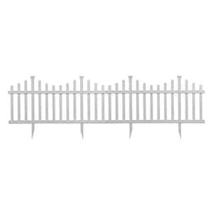 30 in. Vinyl Garden Fence