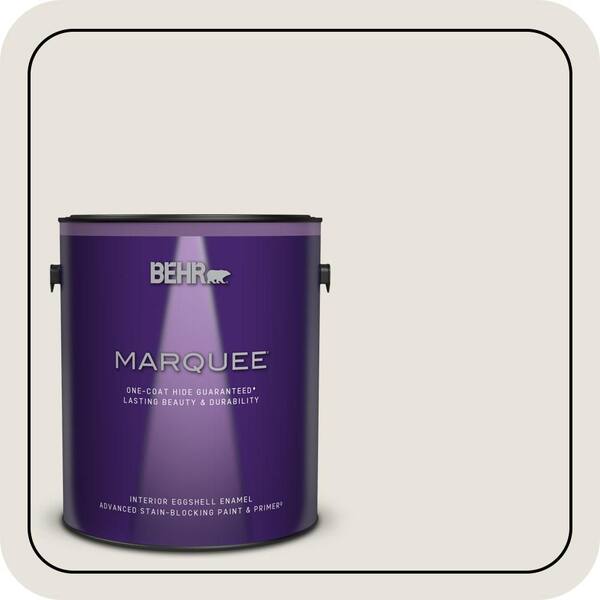 BEHR MARQUEE 1 gal. #PPU24-13 White Pepper Eggshell Enamel Interior Paint & Primer